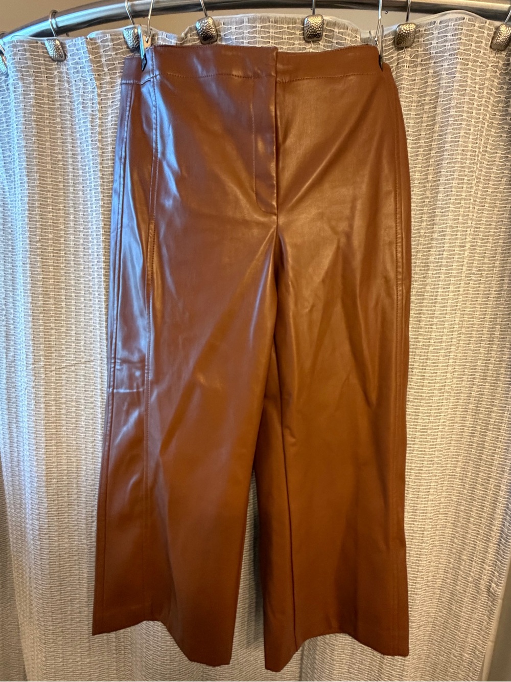 Ann Taylor Congac Faux Leather Pants -Sz 14